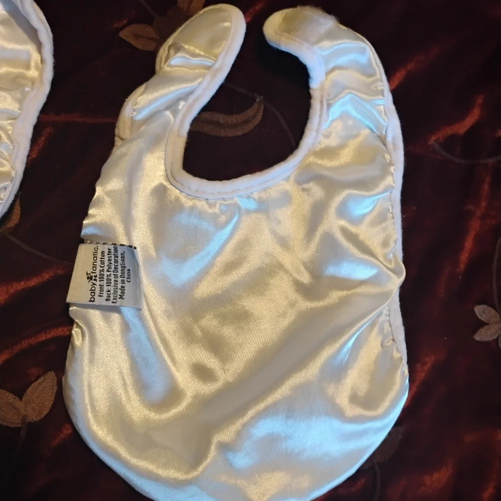 Lot of 2 Florida State FSU Baby Seminoles Bibs By Baby Fanatic